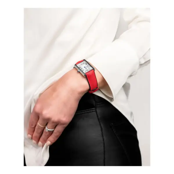 HIRSCH Arne - Veganes Performance-Uhrenarmband - Rot – Bild 6