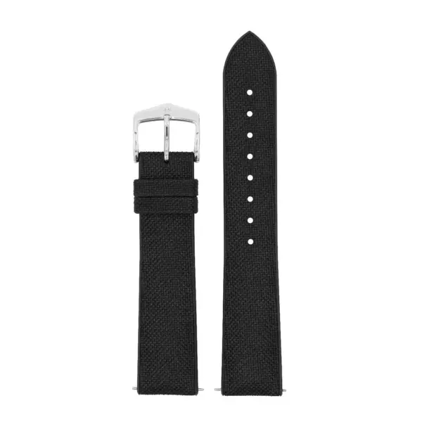 HIRSCH Arne - Veganes Performance-Uhrenarmband - Schwarz – Bild 2