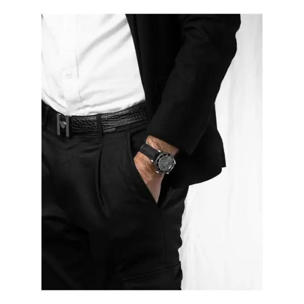 HIRSCH Arne - Veganes Performance-Uhrenarmband - Schwarz – Bild 6