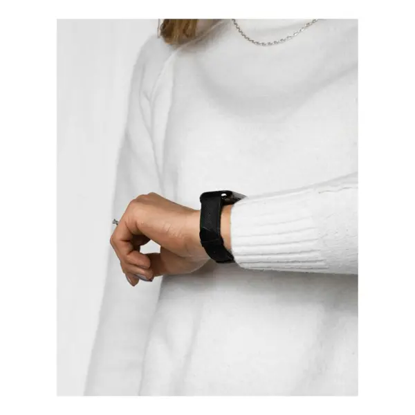 HIRSCH Arne - Veganes Performance-Uhrenarmband - Schwarz – Bild 7