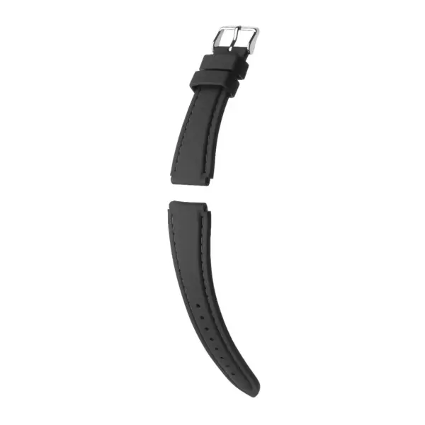 HIRSCH Belize - Synthetik-Uhrenarmband - Schwarz