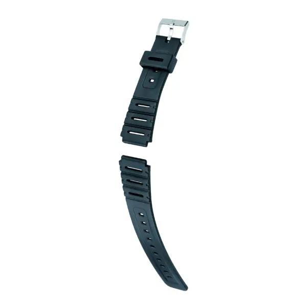 HIRSCH Digital - Synthetik-Uhrenarmband - Schwarz