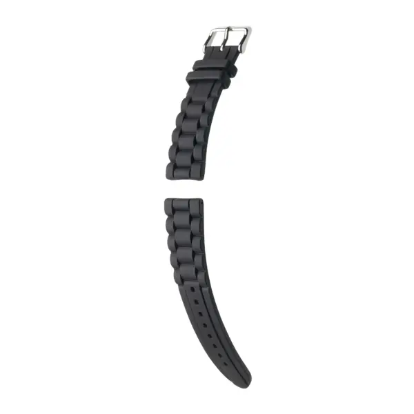 HIRSCH Jelly - Synthetik-Uhrenarmband - Schwarz