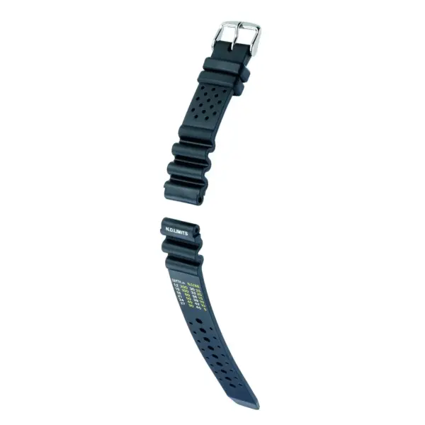 HIRSCH Pro Diver - Synthetik-Uhrenarmband - Schwarz