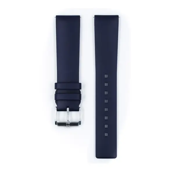 HIRSCH Pure - Kautschuk-Uhrenarmband - Blau – Bild 2