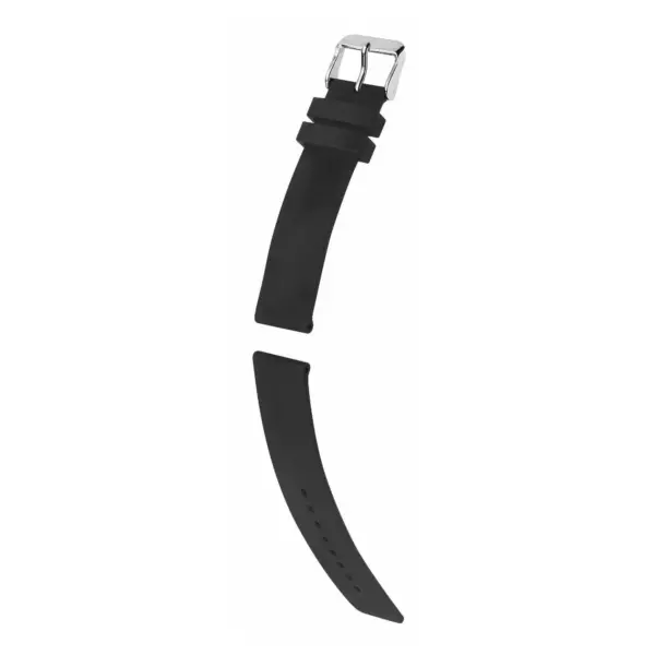 HIRSCH Carneval - Synthetik-Uhrenarmband - Schwarz
