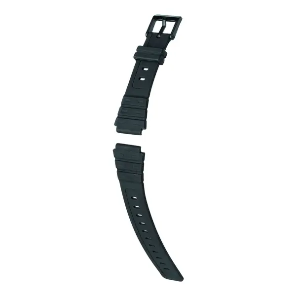 HIRSCH Inline - Synthetik-Uhrenarmband - Schwarz