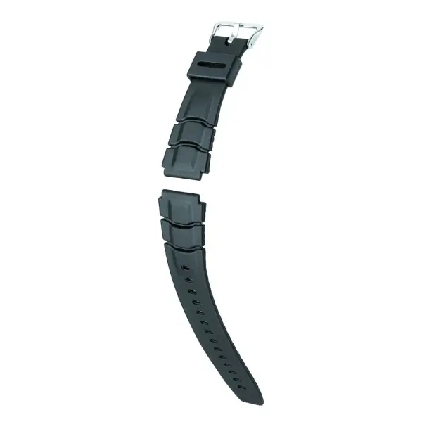 HIRSCH Canyoning - Synthetik-Uhrenarmband - Schwarz