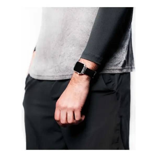 HIRSCH Hevea - Kautschuk-Uhrenarmband - Schwarz – Bild 7