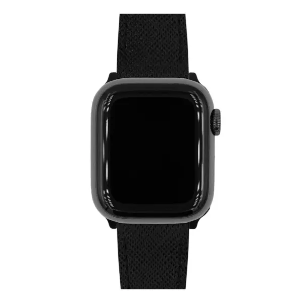 HIRSCH Giffone - Leder-Uhrenarmband - Schwarz – Bild 5