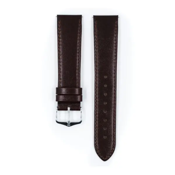HIRSCH Osiris - Leder-Uhrenarmband - Braun – Bild 2
