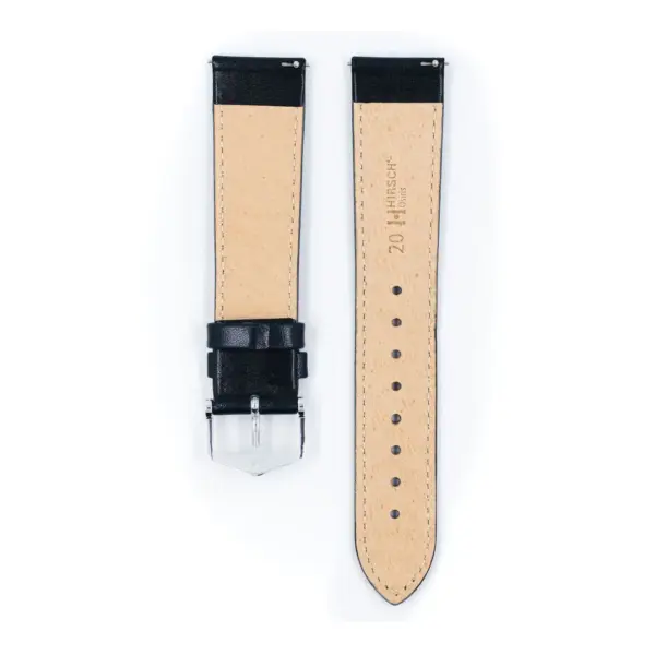HIRSCH Osiris - Leder-Uhrenarmband - Blau – Bild 3