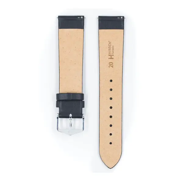 HIRSCH Toronto - Leder-Uhrenarmband - Grau – Bild 3