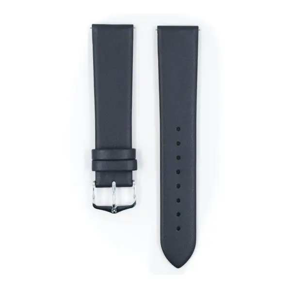 HIRSCH Toronto - Leder-Uhrenarmband - Grau – Bild 2