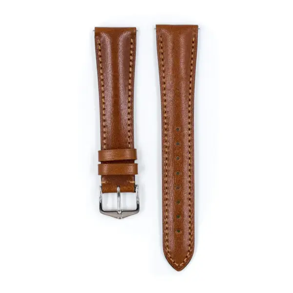 HIRSCH Siena - Leder-Uhrenarmband - Goldbraun – Bild 2