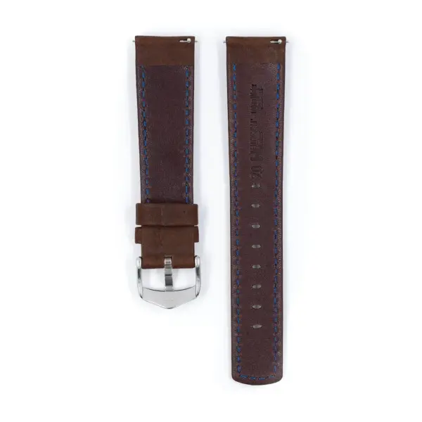 HIRSCH Mariner - Leder-Uhrenarmband - Braun – Bild 3