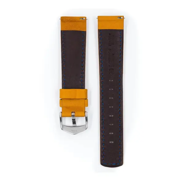 HIRSCH Mariner - Leder-Uhrenarmband - Goldbraun – Bild 3
