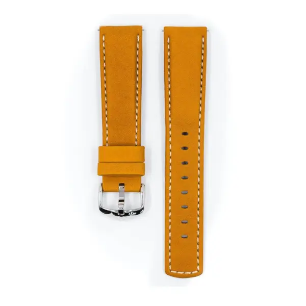 HIRSCH Mariner - Leder-Uhrenarmband - Goldbraun – Bild 2
