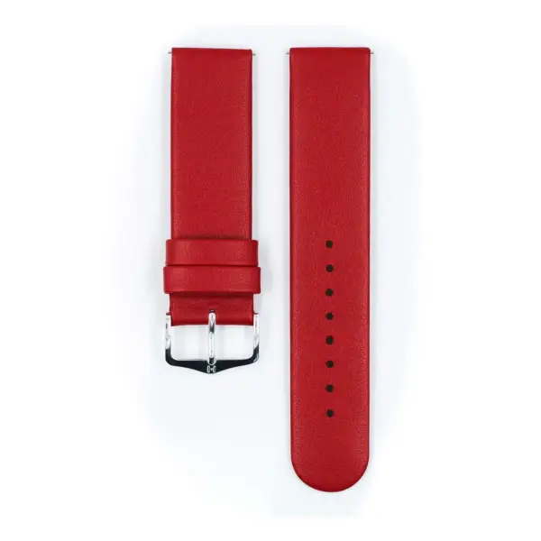 HIRSCH Scandic - Leder-Uhrenarmband - Rot – Bild 2