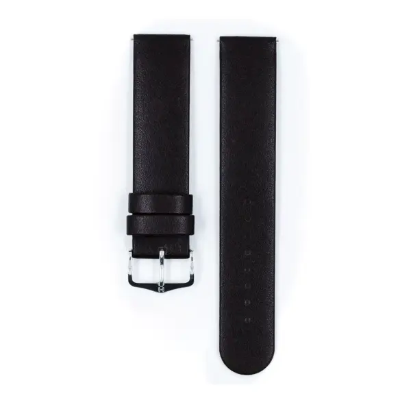 HIRSCH Scandic - Leder-Uhrenarmband - Schwarz – Bild 2