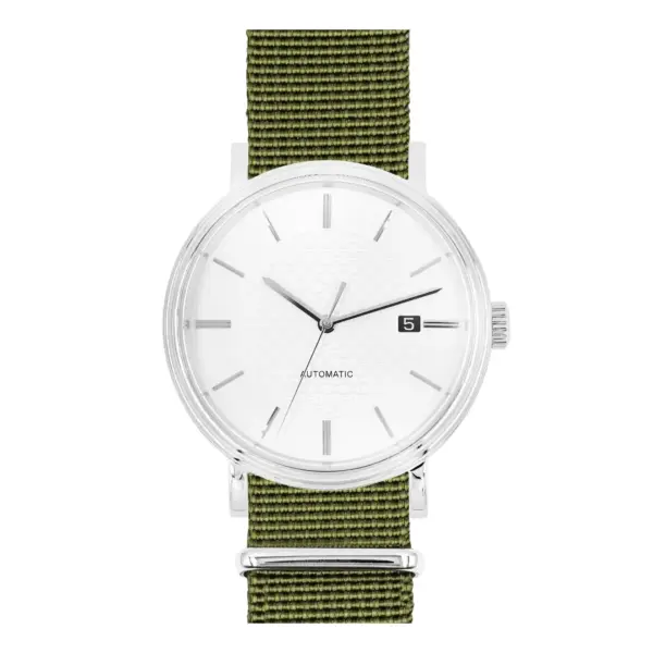 HIRSCH Rush Recycle - Nylon-Uhrenarmband - Grün – Bild 3