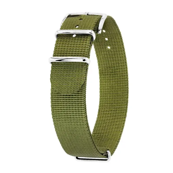 HIRSCH Rush Recycle - Nylon-Uhrenarmband - Grün