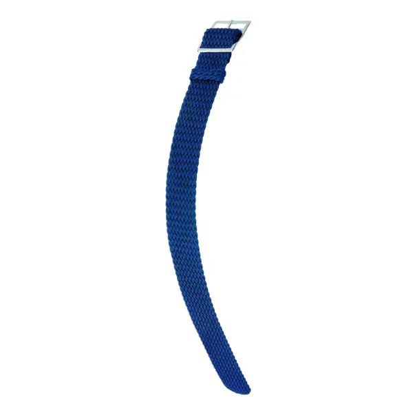 HIRSCH Delta - Perlon-Uhrenarmband - Blau
