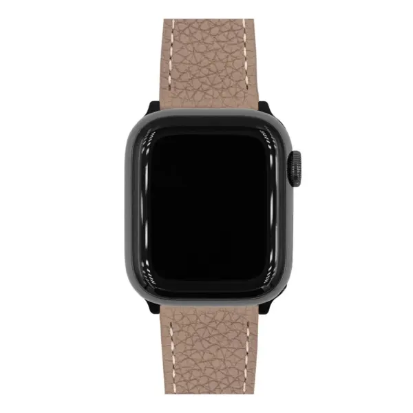 HIRSCH Bologna - Leder-Uhrenarmband - Taupe – Bild 4