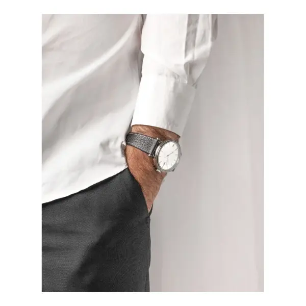 HIRSCH Bologna - Leder-Uhrenarmband - Schwarz – Bild 6
