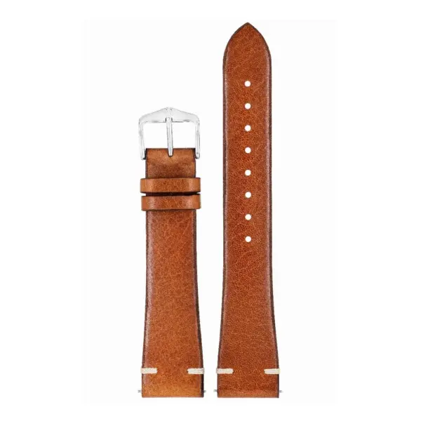 HIRSCH Bagnore - Leder-Uhrenarmband - Goldbraun – Bild 2