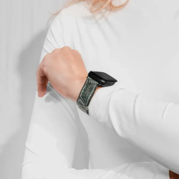 HIRSCH Stone - Performance-Uhrenarmband - Grün – Bild 5