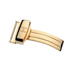 HIRSCH - Faltschließe - Gold