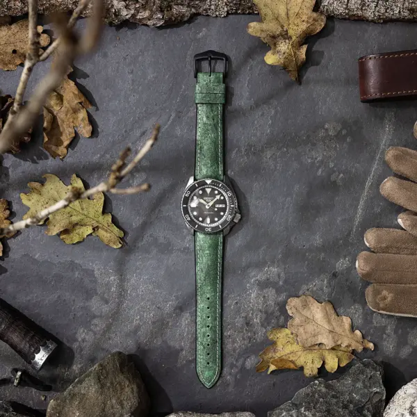 HIRSCH Stone - Performance-Uhrenarmband - Grün – Bild 4