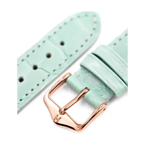 HIRSCH London Alligator - Alligatorleder-Uhrenarmband - Eisblau – Bild 5