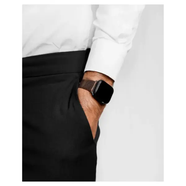 HIRSCH Lizard - Uhrenarmband aus Eidechsenleder - Braun – Bild 7