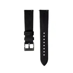 Jelsdal Premium Sailcloth Watch Strap - Black