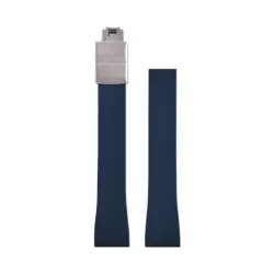 CHROONOO Cut-to-Size Kautschuk-Uhrenarmband - Marine-Blau