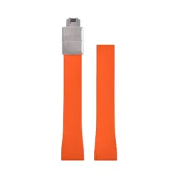 CHROONOO Cut-to-Size Kautschuk-Uhrenarmband - Orange
