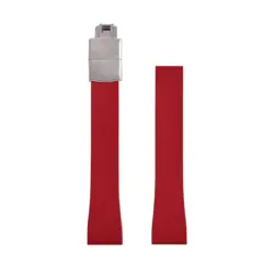 CHROONOO Cut-to-Size Kautschuk-Uhrenarmband - Rot