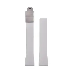 CHROONOO Cut-to-Size Kautschuk-Uhrenarmband - Weiß