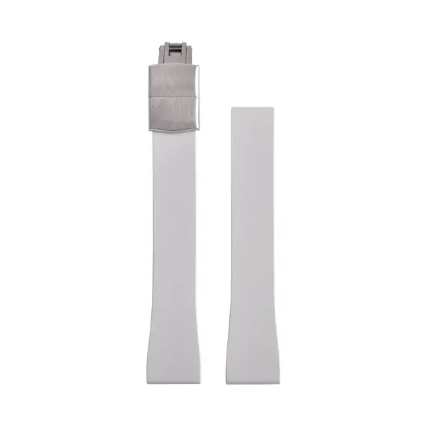 CHROONOO Cut-to-Size Kautschuk-Uhrenarmband - Weiß