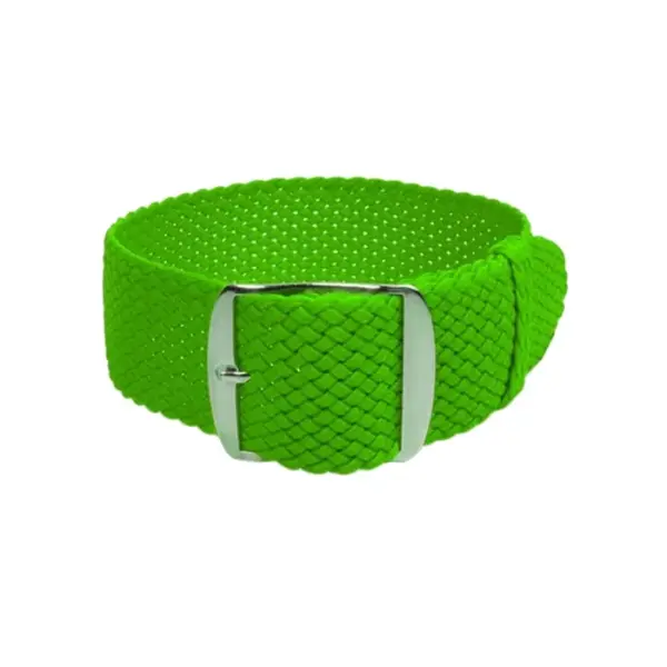 Perlon Uhrenarmband (10) - Neon Grün