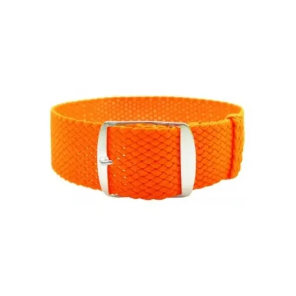 Perlon Uhrenarmband (28) - Neon Orange
