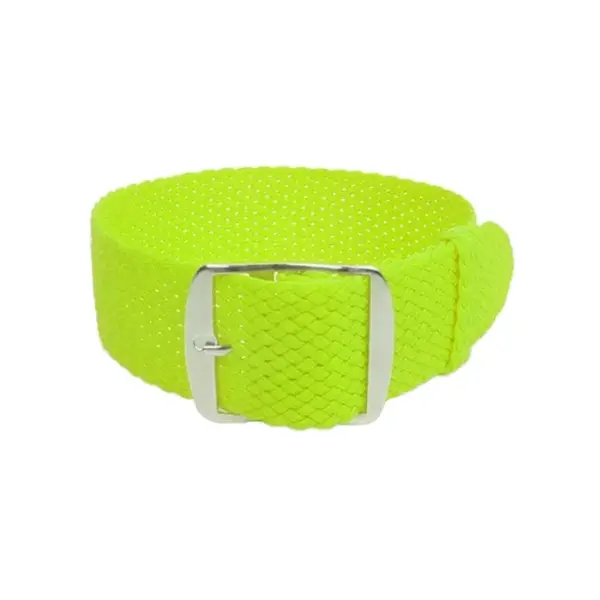 Perlon Uhrenarmband (18) - Neon Gelb