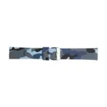 Pebro Camouflage Synthetic Leather Watch Strap (2021) - Blue