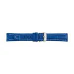 Pebro Crocodile Grain Watch Strap (230) - Blue