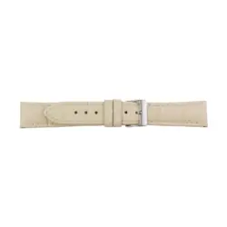 Pebro Kroko Prägung Uhrenarmband (280) - Beige