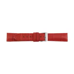 Pebro Kroko Prägung Uhrenarmband (755) - Rot