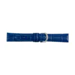Pebro Crocodile Grain Watch Strap (785) - Blue