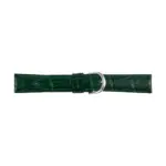 Pebro Crocodile Grain Watch Strap (786) - Green